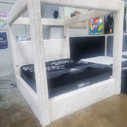 QUEEN CANOPY BED FRAME $799