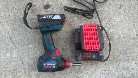 Impact drill w charger and 2 batteries