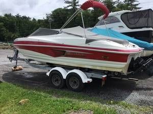 2010 larson senza 206br boat/trailer