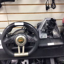 PXN STEERING WHEEL AND PEDALS