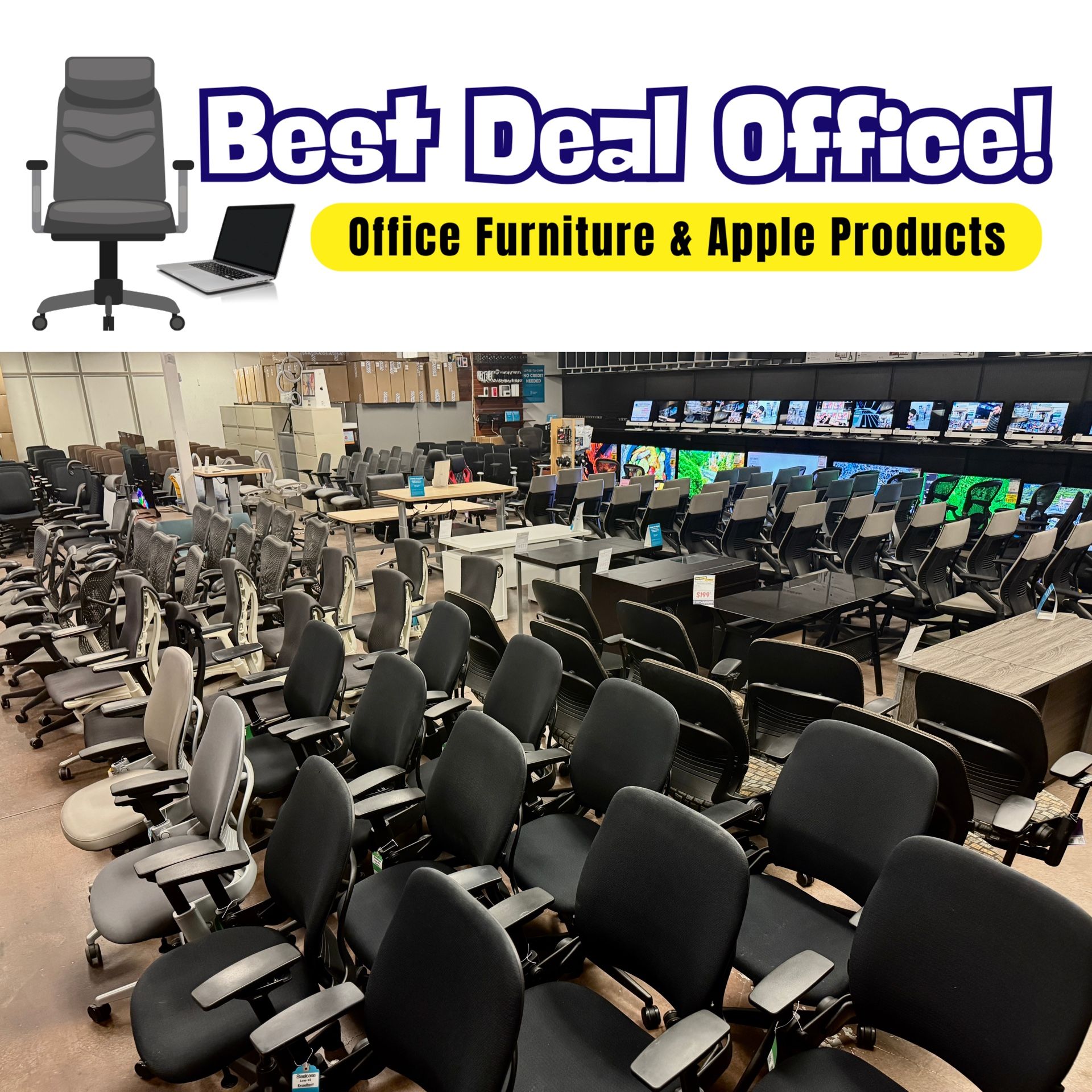 Office Chair Super Store - Herman Miller Aeron Steelcase Leap Haworth Soji