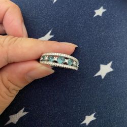 925 Sterling Silver Wedding Ring Size 9