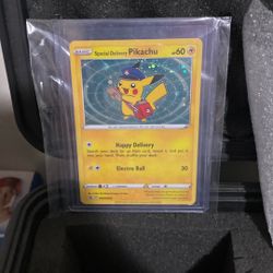 2020 Special Delivery Pikachu (raw) Lmk! Looking For Cash 