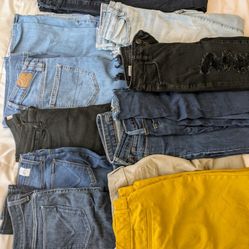 12 Pairs jeans! size 25, 0