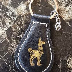 Leather keychain 