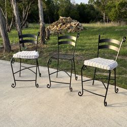 Wrought Iron Bar Stools