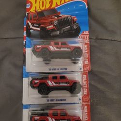 Jeep Gladiator Red Edition. 5 Dollars Each