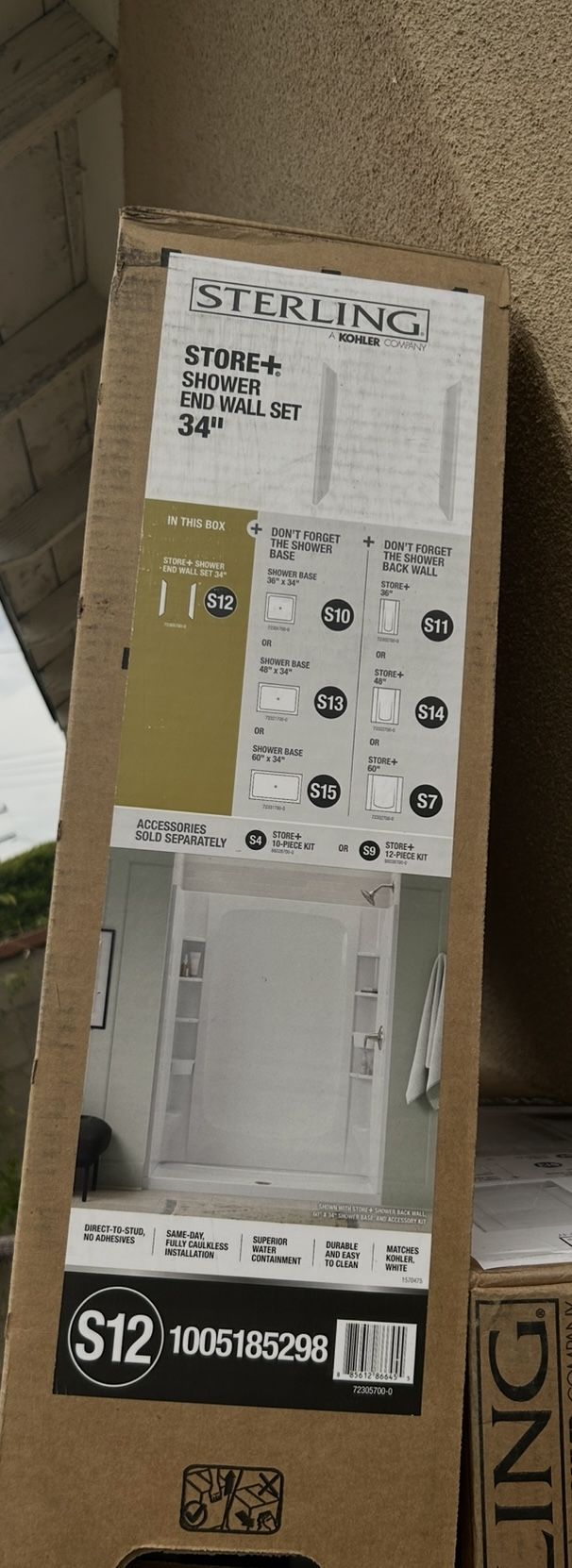Sterling Store+Shower kit 48x34in  (New-in box)
