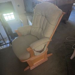 Solid wood glider