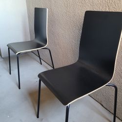 2 Black Chairs