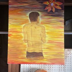 Surfer painting 