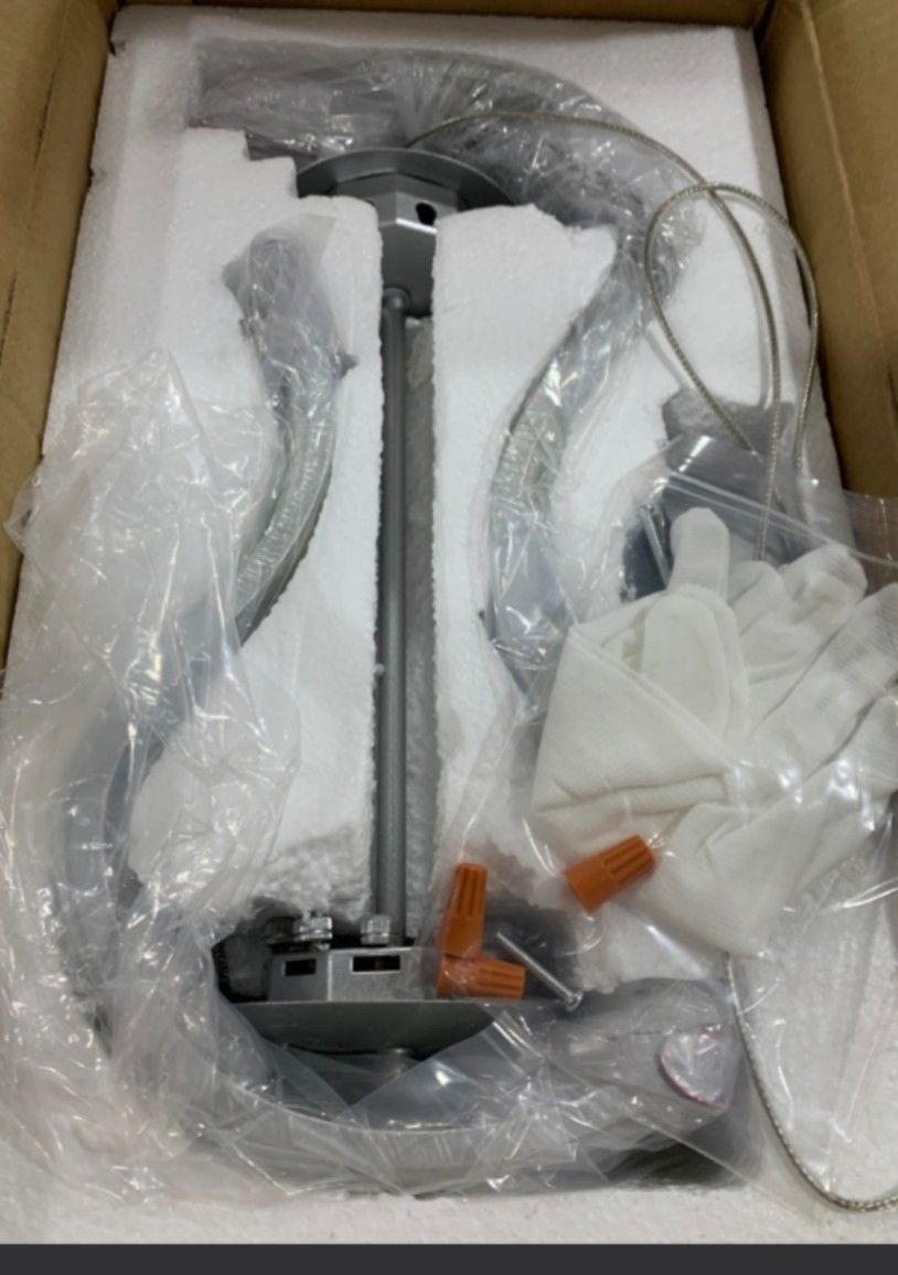 Illuminati Silver Modern Chandelier LED Pendant Lights.