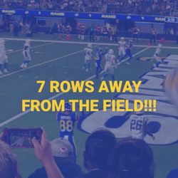 2 Club Level Rams Tickets + VIP Access (Today)
