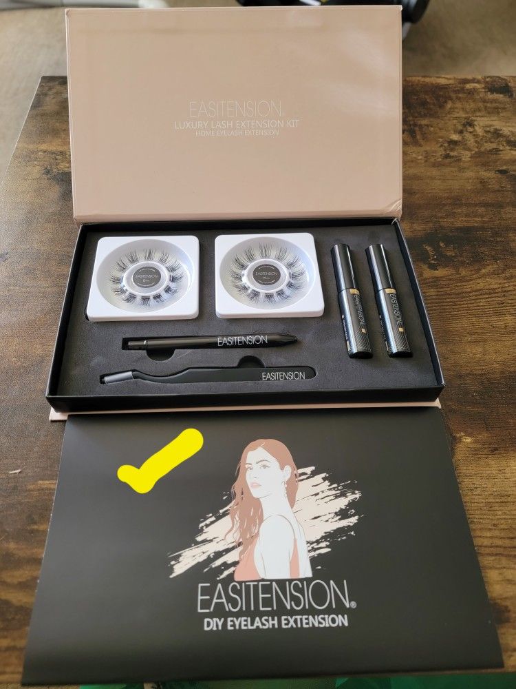 Eyelash Extension, 3D Effect Glue Bonded Band Cluster Lashes Individual Lash 24 Clusters Volume Lashes Set, At Home Eyelash Extension,