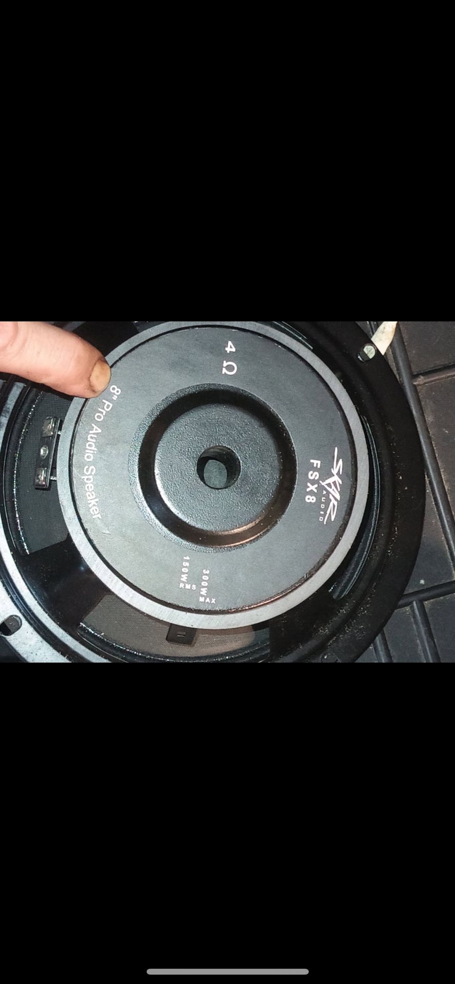 Skar midrange 8 inch speakers 45 a set 