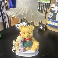 1980s Teddy Bear Lamp