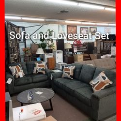 🚨 Sofa And Loveseat Set 