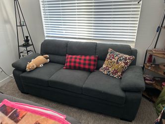 Gray/ Charcoal 3 seater sofa NEW