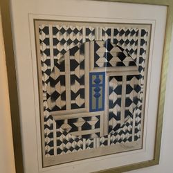Signed print Japanese calculator image from Japan wall art 