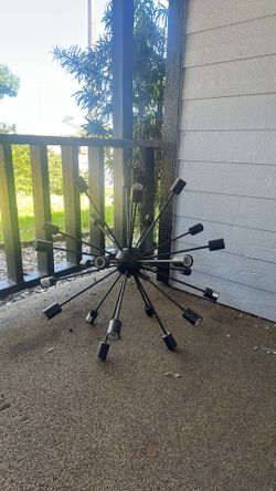 Sputnik Chandeliers black