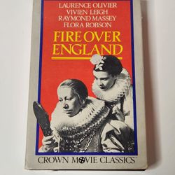 Fire Over England VHS. Crown Movie Classics. Laurence Olivier