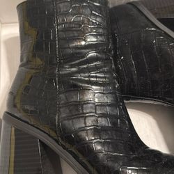 Circus NY Black Croc Boot