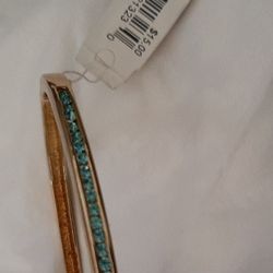 New Bracelet With Green Stones