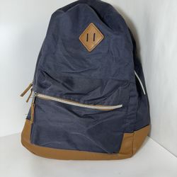 17.5'' Classic Backpack With Reinforced Vinyl Bottom & Comfort Padding-Dusk Blue