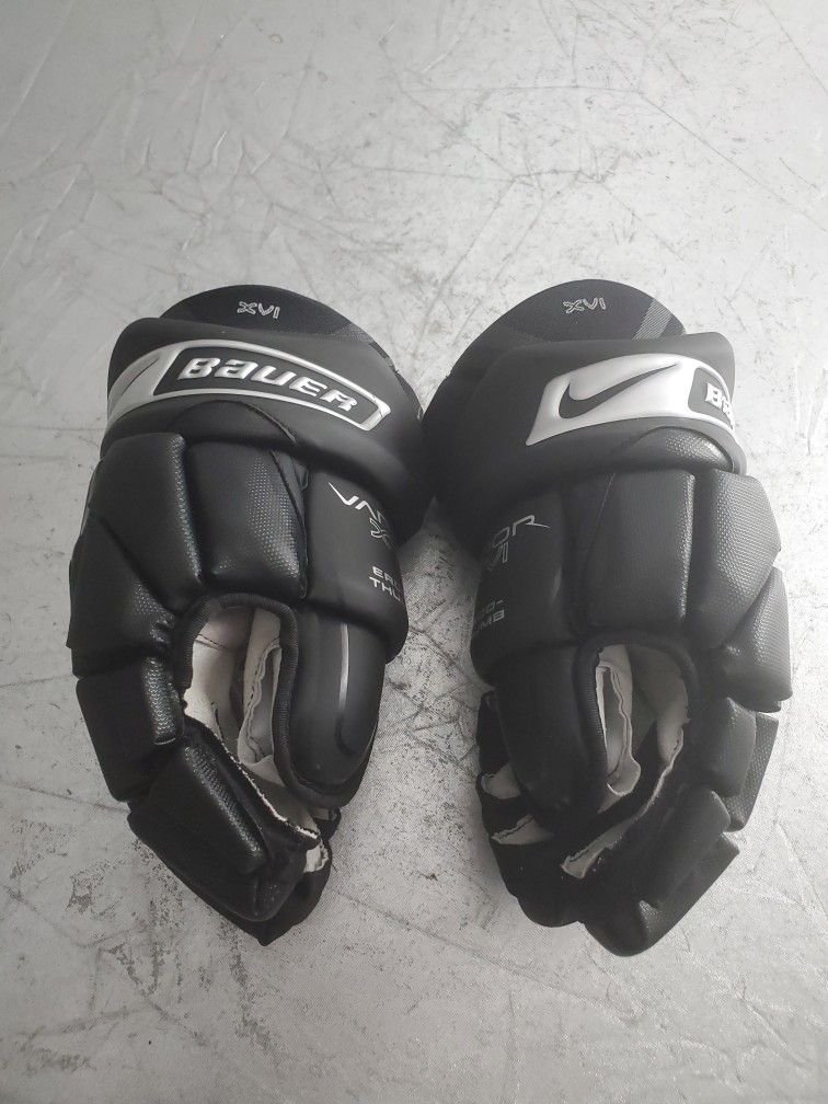 Bauer vapor xvi erco thumb sn 15' 38cm dry fit ice hockey gloves