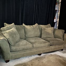 Green Suede Couch