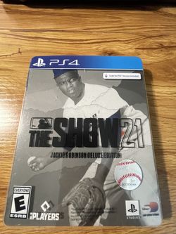 MLB The Show 21 Jackie Robinson Deluxe Edition PS4 – Steelbook + FREE MLB 19