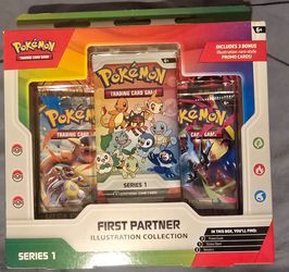 Pokemon first partner illustration collection