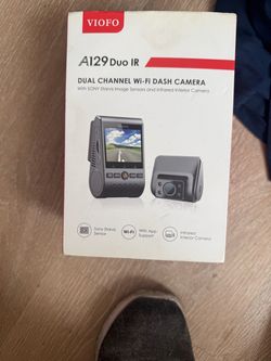 VIOFO A129 Duo IR Dual Dash Cam Bundle + 256GB Card & Hardwire Kit (Open Box)