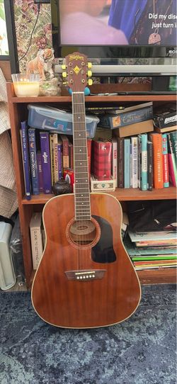 Mahogany Washburn acoustic