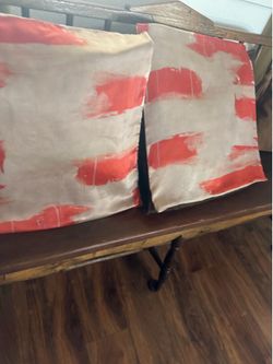 New Silk & Flax linen Pillow covers NY artist original