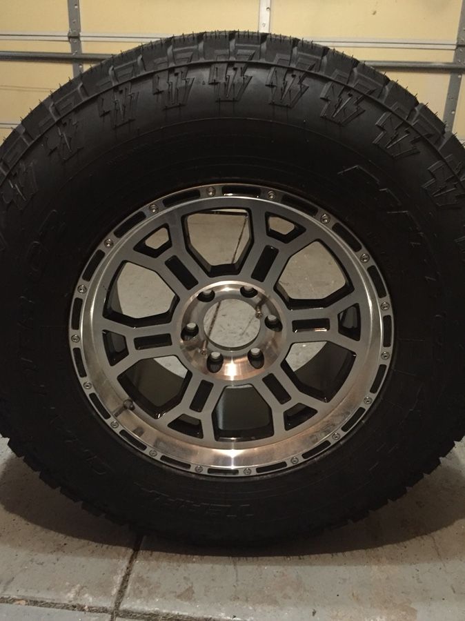 35” tire and wheel