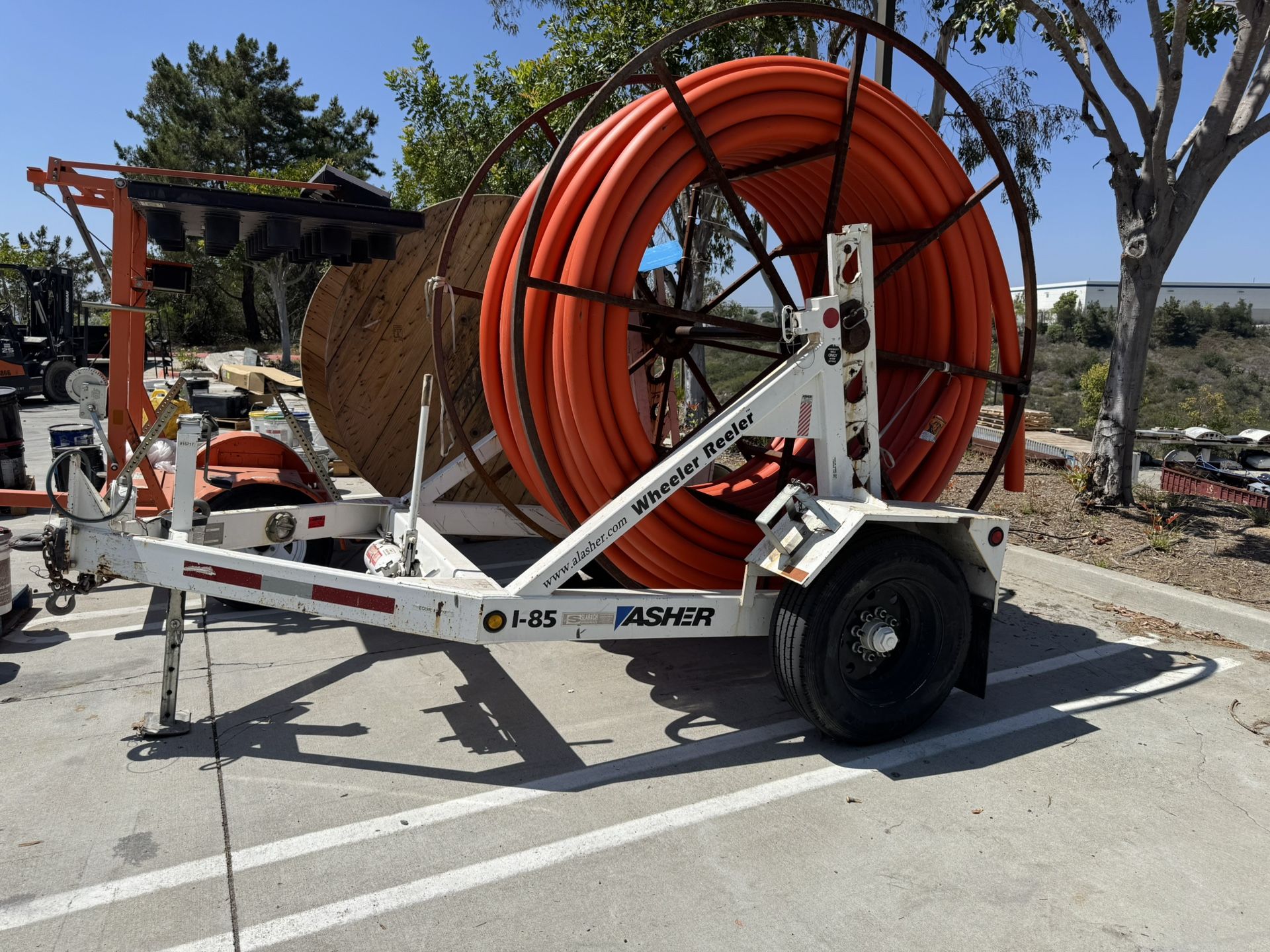 Reel Trailer & Poly Conduit