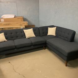 FREE delivery- Large Clean Sectional L Couch Sofa set