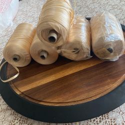 Cinta Dorada Para Tejido De Macramé