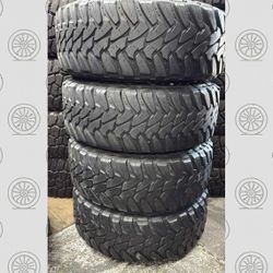 LT 37 X 13.5 R17 Set of 4 Used Open Country Tires With 80% Tread Remaining