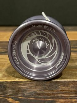 Rare YoYoJam Trinity André Boulay Signature Series Purple Anodized w/ Box