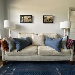 Custom 70” Couch + Armchair Set