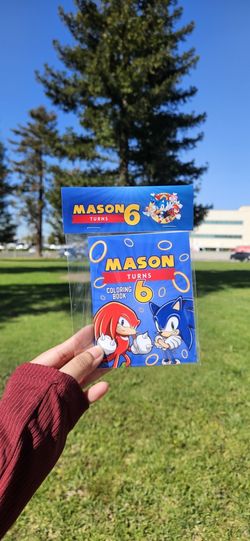 Custom Coloring Book Party Favor