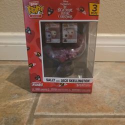 
FUNKO Bitty Pop! The Nightmare Before Christmas Sally and Jack Skellington 3pc Figures