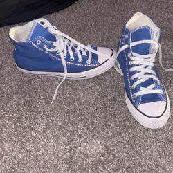 Blue converse 