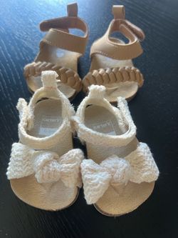 Newborn sandals never used