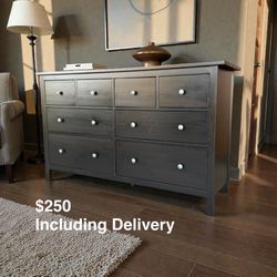 IKEA Hemnes Black Wood Dresser | Free Delivery (20 Miles)