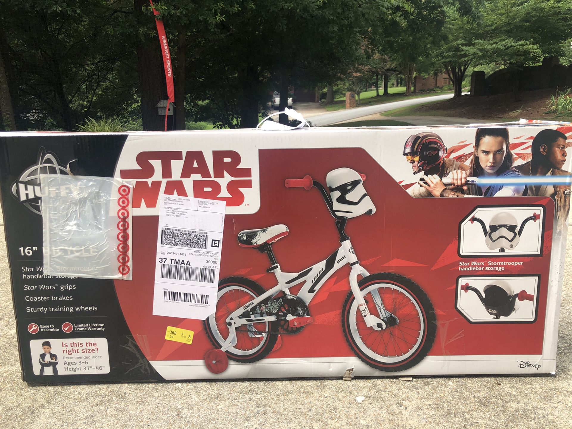 Brand New Boys 16” Star Wars Storm Trooper Bike