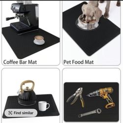 Multi Use Heat Resistant Silicone Stove Cover Mat & Utensils Non-slip Protector