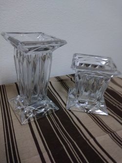 Brand new big and small candle holders